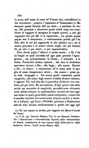 La scienza e la fede raccolta religiosa, scientifica, letteraria ed artistica, che mostra come il sapere umano rende testimonianza alla religione cattolica