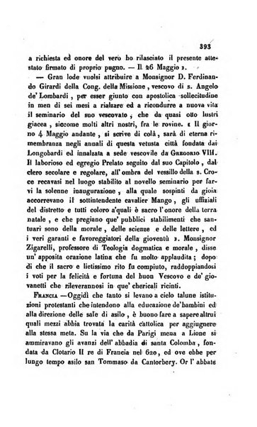 La scienza e la fede raccolta religiosa, scientifica, letteraria ed artistica, che mostra come il sapere umano rende testimonianza alla religione cattolica