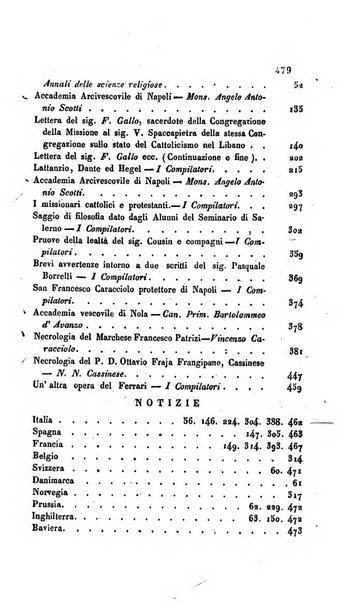 La scienza e la fede raccolta religiosa, scientifica, letteraria ed artistica, che mostra come il sapere umano rende testimonianza alla religione cattolica