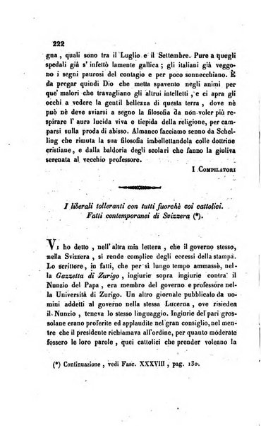 La scienza e la fede raccolta religiosa, scientifica, letteraria ed artistica, che mostra come il sapere umano rende testimonianza alla religione cattolica