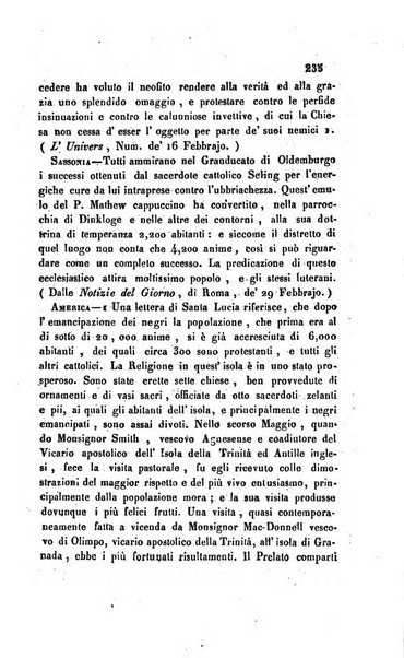 La scienza e la fede raccolta religiosa, scientifica, letteraria ed artistica, che mostra come il sapere umano rende testimonianza alla religione cattolica