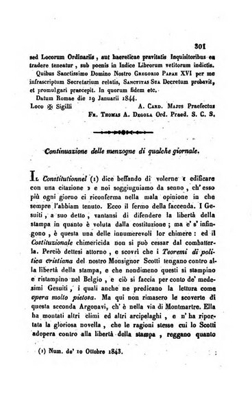 La scienza e la fede raccolta religiosa, scientifica, letteraria ed artistica, che mostra come il sapere umano rende testimonianza alla religione cattolica