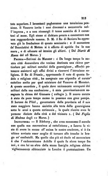 La scienza e la fede raccolta religiosa, scientifica, letteraria ed artistica, che mostra come il sapere umano rende testimonianza alla religione cattolica