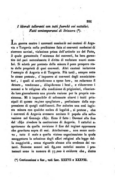 La scienza e la fede raccolta religiosa, scientifica, letteraria ed artistica, che mostra come il sapere umano rende testimonianza alla religione cattolica