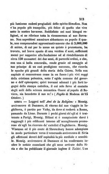 La scienza e la fede raccolta religiosa, scientifica, letteraria ed artistica, che mostra come il sapere umano rende testimonianza alla religione cattolica