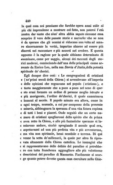 La scienza e la fede raccolta religiosa, scientifica, letteraria ed artistica, che mostra come il sapere umano rende testimonianza alla religione cattolica