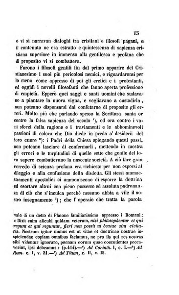 La scienza e la fede raccolta religiosa, scientifica, letteraria ed artistica, che mostra come il sapere umano rende testimonianza alla religione cattolica