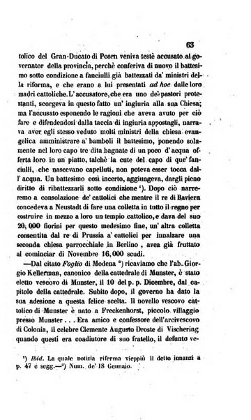 La scienza e la fede raccolta religiosa, scientifica, letteraria ed artistica, che mostra come il sapere umano rende testimonianza alla religione cattolica