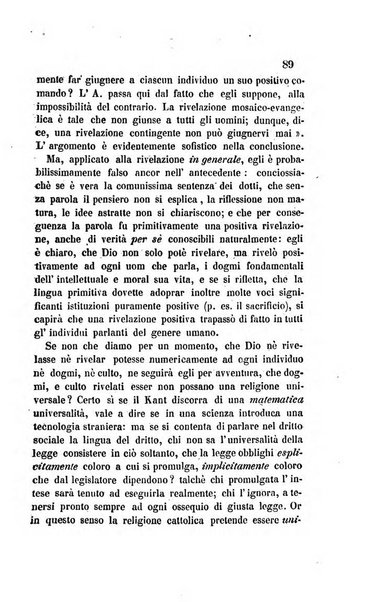 La scienza e la fede raccolta religiosa, scientifica, letteraria ed artistica, che mostra come il sapere umano rende testimonianza alla religione cattolica