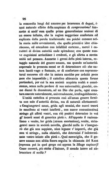 La scienza e la fede raccolta religiosa, scientifica, letteraria ed artistica, che mostra come il sapere umano rende testimonianza alla religione cattolica