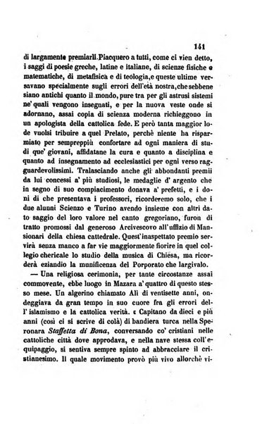 La scienza e la fede raccolta religiosa, scientifica, letteraria ed artistica, che mostra come il sapere umano rende testimonianza alla religione cattolica