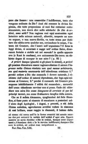 La scienza e la fede raccolta religiosa, scientifica, letteraria ed artistica, che mostra come il sapere umano rende testimonianza alla religione cattolica