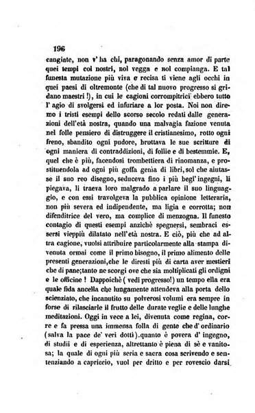 La scienza e la fede raccolta religiosa, scientifica, letteraria ed artistica, che mostra come il sapere umano rende testimonianza alla religione cattolica