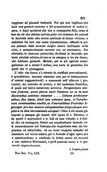 La scienza e la fede raccolta religiosa, scientifica, letteraria ed artistica, che mostra come il sapere umano rende testimonianza alla religione cattolica