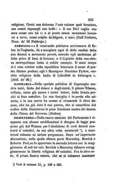 La scienza e la fede raccolta religiosa, scientifica, letteraria ed artistica, che mostra come il sapere umano rende testimonianza alla religione cattolica