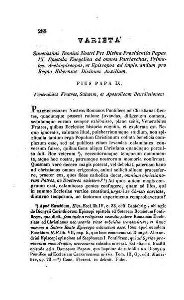 La scienza e la fede raccolta religiosa, scientifica, letteraria ed artistica, che mostra come il sapere umano rende testimonianza alla religione cattolica