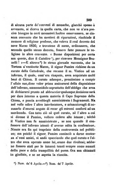 La scienza e la fede raccolta religiosa, scientifica, letteraria ed artistica, che mostra come il sapere umano rende testimonianza alla religione cattolica