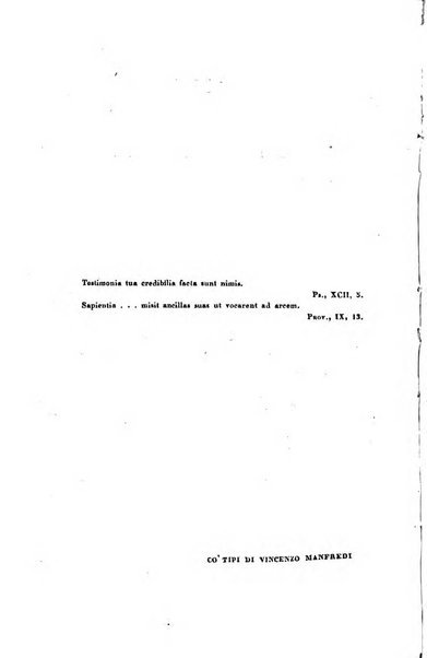 La scienza e la fede raccolta religiosa, scientifica, letteraria ed artistica, che mostra come il sapere umano rende testimonianza alla religione cattolica