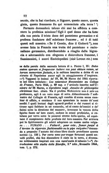 La scienza e la fede raccolta religiosa, scientifica, letteraria ed artistica, che mostra come il sapere umano rende testimonianza alla religione cattolica