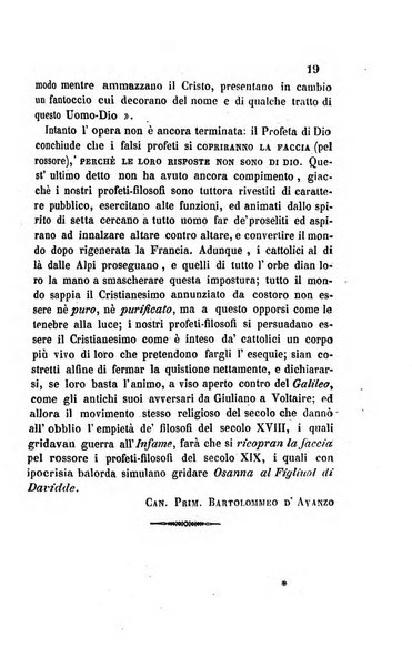 La scienza e la fede raccolta religiosa, scientifica, letteraria ed artistica, che mostra come il sapere umano rende testimonianza alla religione cattolica