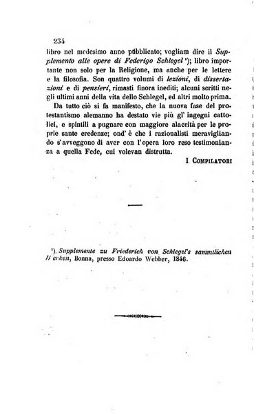 La scienza e la fede raccolta religiosa, scientifica, letteraria ed artistica, che mostra come il sapere umano rende testimonianza alla religione cattolica