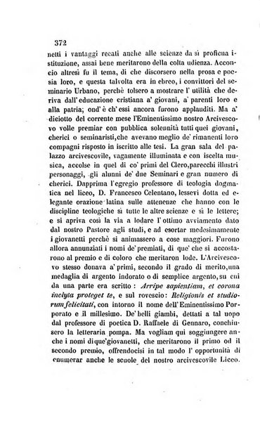 La scienza e la fede raccolta religiosa, scientifica, letteraria ed artistica, che mostra come il sapere umano rende testimonianza alla religione cattolica