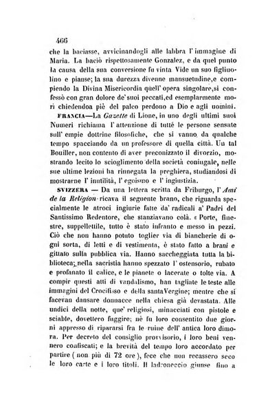 La scienza e la fede raccolta religiosa, scientifica, letteraria ed artistica, che mostra come il sapere umano rende testimonianza alla religione cattolica