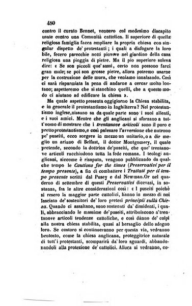 La scienza e la fede raccolta religiosa, scientifica, letteraria ed artistica, che mostra come il sapere umano rende testimonianza alla religione cattolica