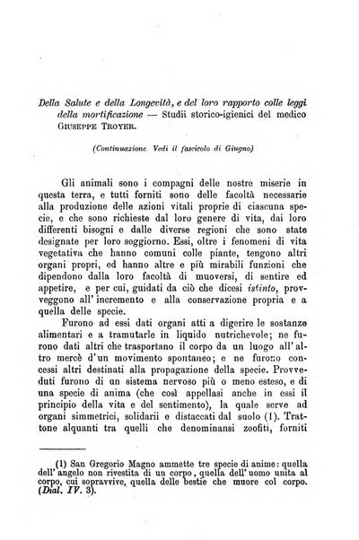 La scienza italiana periodico di filosofia, medicina e scienze naturali pubblicato dall'Accademia filosofico-medica di S. Tommaso d'Aquino