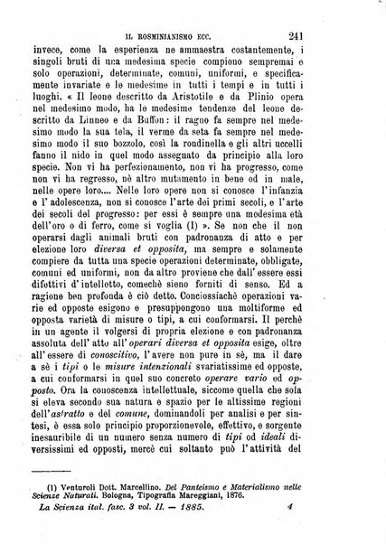 La scienza italiana periodico di filosofia, medicina e scienze naturali pubblicato dall'Accademia filosofico-medica di S. Tommaso d'Aquino