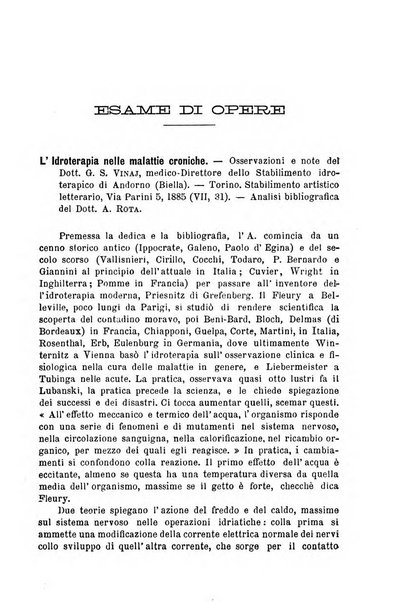 La scienza italiana periodico di filosofia, medicina e scienze naturali pubblicato dall'Accademia filosofico-medica di S. Tommaso d'Aquino