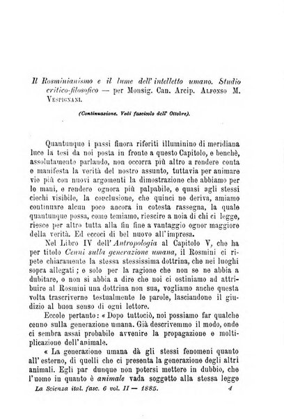 La scienza italiana periodico di filosofia, medicina e scienze naturali pubblicato dall'Accademia filosofico-medica di S. Tommaso d'Aquino