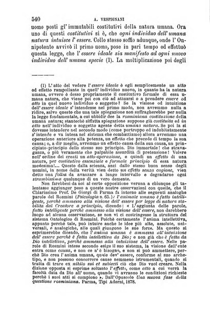 La scienza italiana periodico di filosofia, medicina e scienze naturali pubblicato dall'Accademia filosofico-medica di S. Tommaso d'Aquino