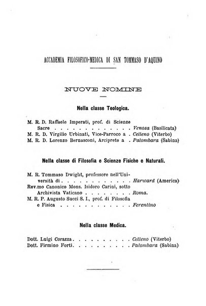 La scienza italiana periodico di filosofia, medicina e scienze naturali pubblicato dall'Accademia filosofico-medica di S. Tommaso d'Aquino