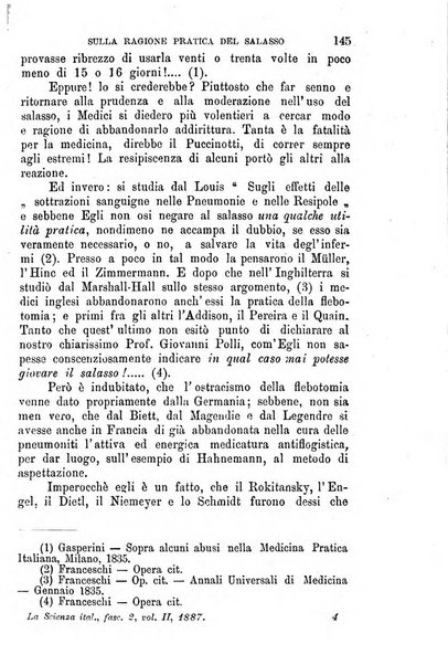 La scienza italiana periodico di filosofia, medicina e scienze naturali pubblicato dall'Accademia filosofico-medica di S. Tommaso d'Aquino