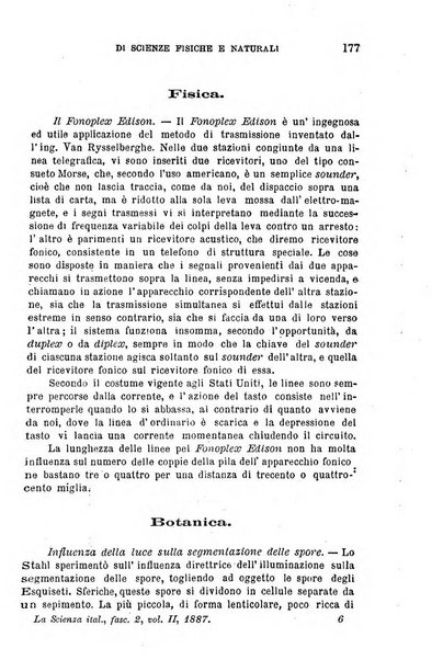 La scienza italiana periodico di filosofia, medicina e scienze naturali pubblicato dall'Accademia filosofico-medica di S. Tommaso d'Aquino