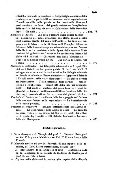 La scienza italiana periodico di filosofia, medicina e scienze naturali pubblicato dall'Accademia filosofico-medica di S. Tommaso d'Aquino