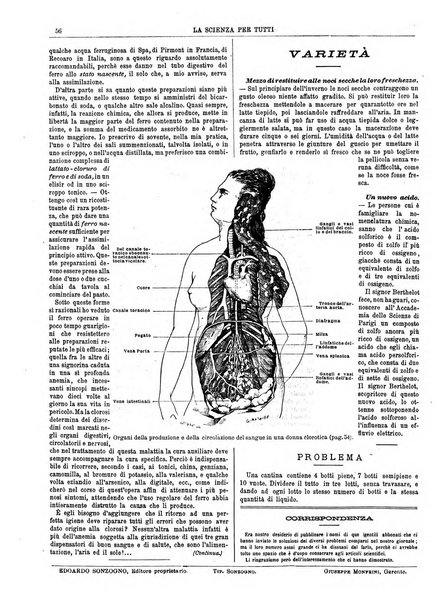 La scienza per tutti giornale popolare illustrato