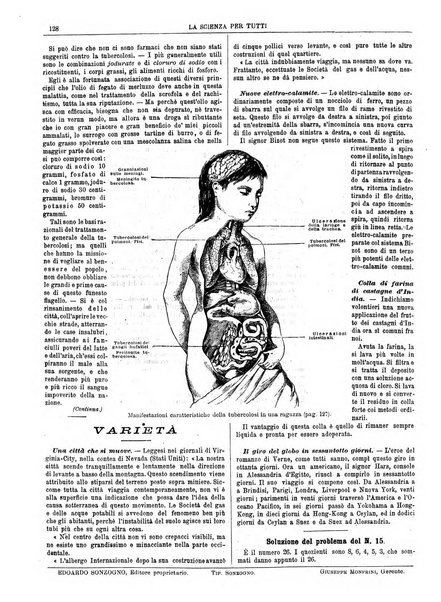 La scienza per tutti giornale popolare illustrato