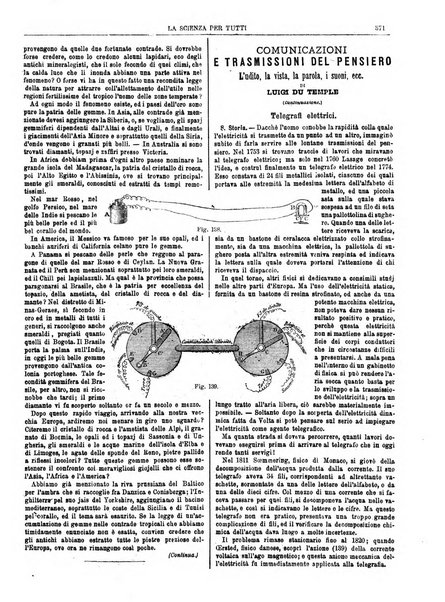 La scienza per tutti giornale popolare illustrato