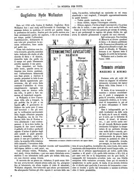 La scienza per tutti giornale popolare illustrato