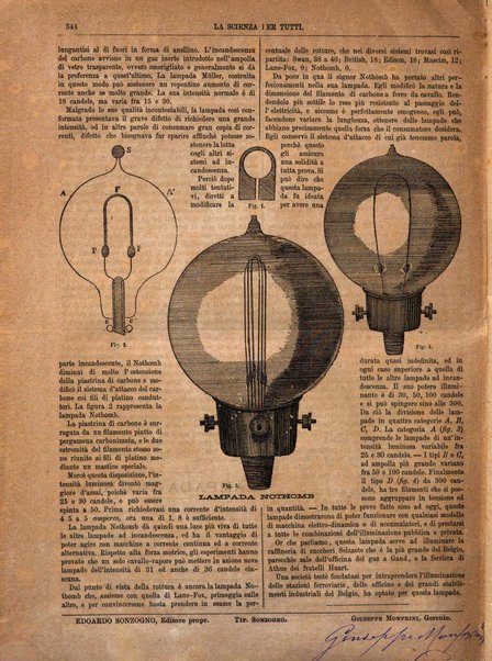 La scienza per tutti giornale popolare illustrato