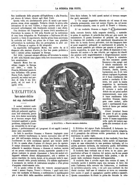 La scienza per tutti giornale popolare illustrato