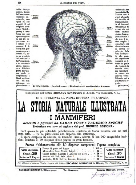 La scienza per tutti giornale popolare illustrato