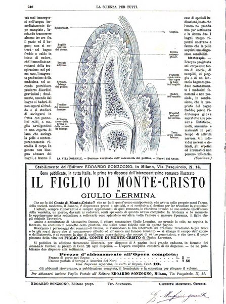 La scienza per tutti giornale popolare illustrato