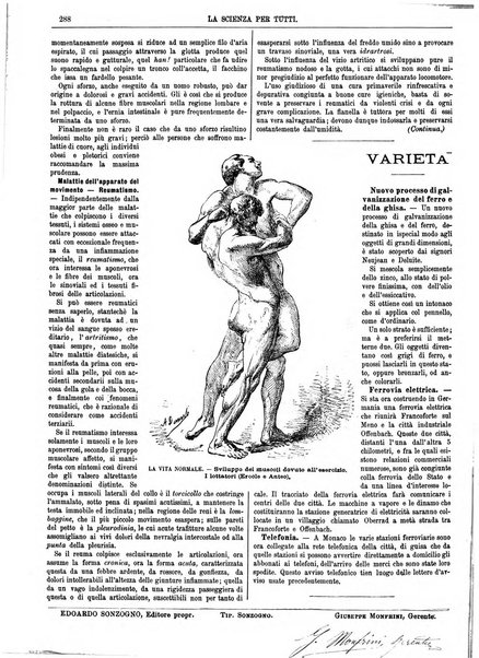 La scienza per tutti giornale popolare illustrato