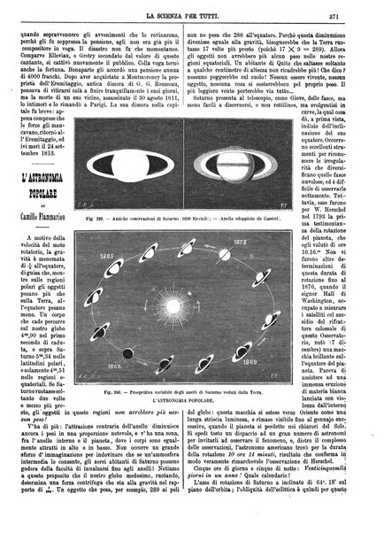 La scienza per tutti giornale popolare illustrato