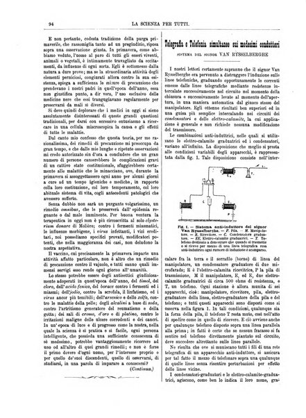 La scienza per tutti giornale popolare illustrato