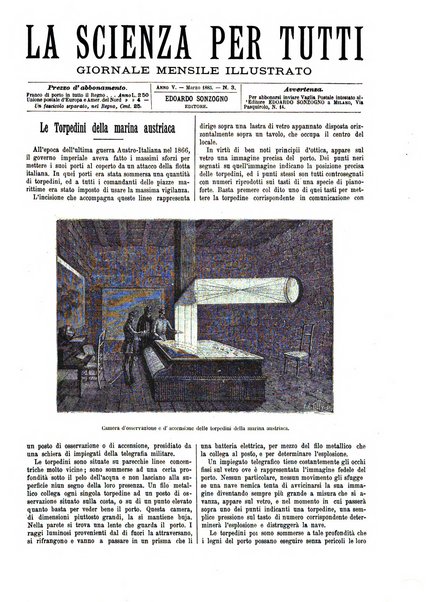 La scienza per tutti giornale popolare illustrato