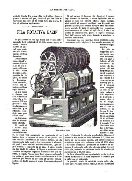 La scienza per tutti giornale popolare illustrato